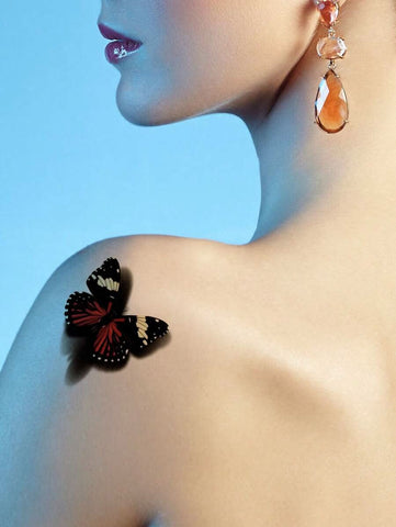 Waterproof Red Lip Food Temporary Tattoo Sticker